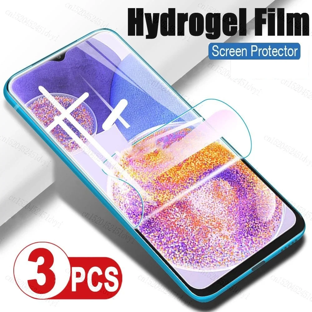 3Pcs Hydrogel Film Screen Protector For Sharp Aquos Sense8 Sense7 Plus Sense6S Sense7 Aquos R8s Pro V7 Plus R7s V6 Wish2 Wish3