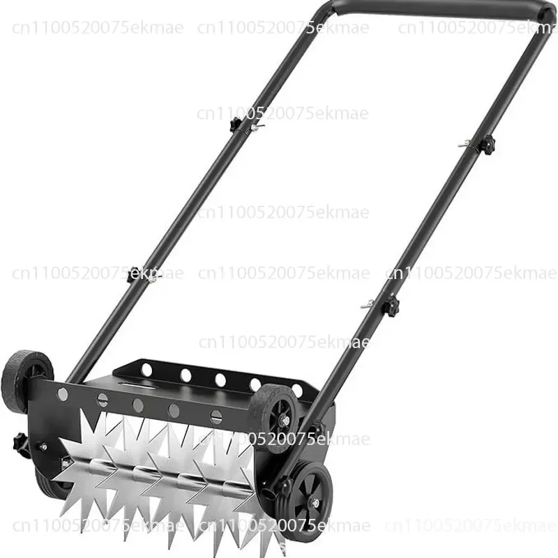 Lawn Punch Push Nail Lawn Aerator Rolling Rotary Tip Loosening Tool