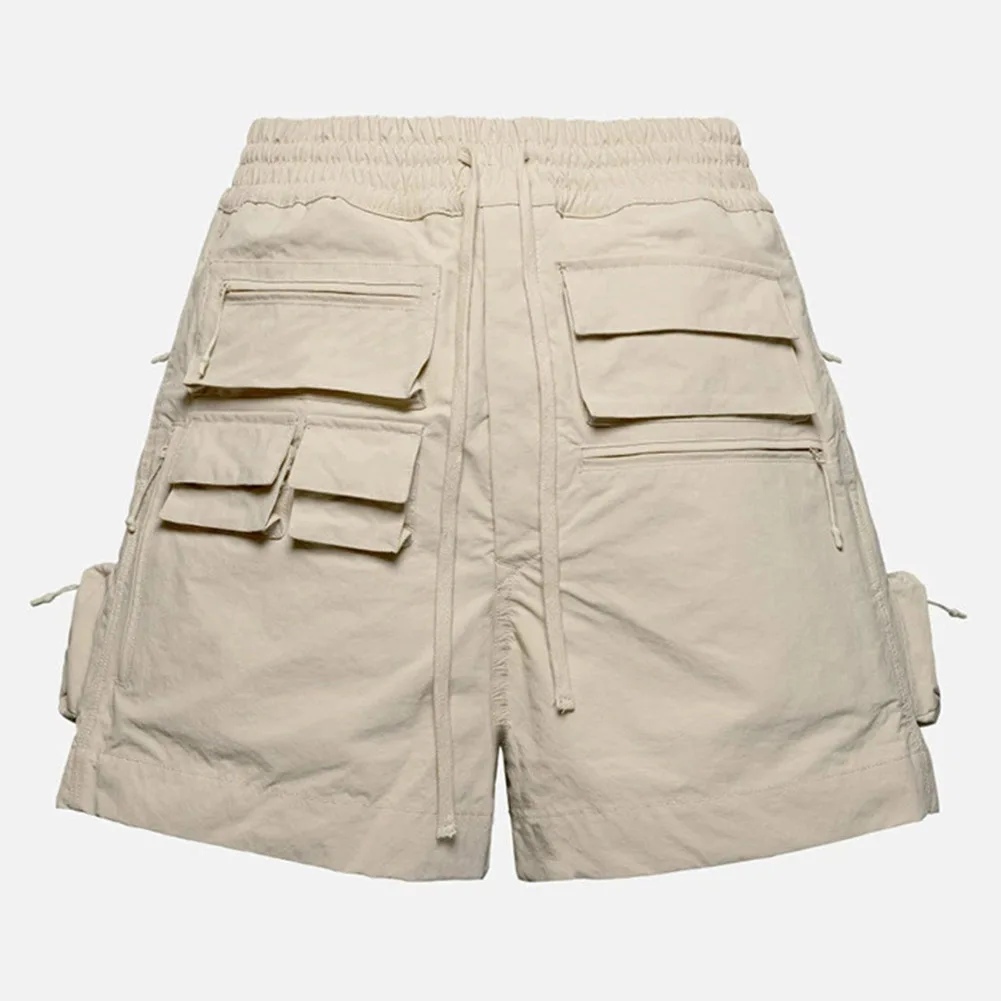 نزهات غير رسمية سراويل متعددة الجيوب شورت صيفي مريح للرجال شورتات غير رسمية ملابس عطلة بخمس نقاط