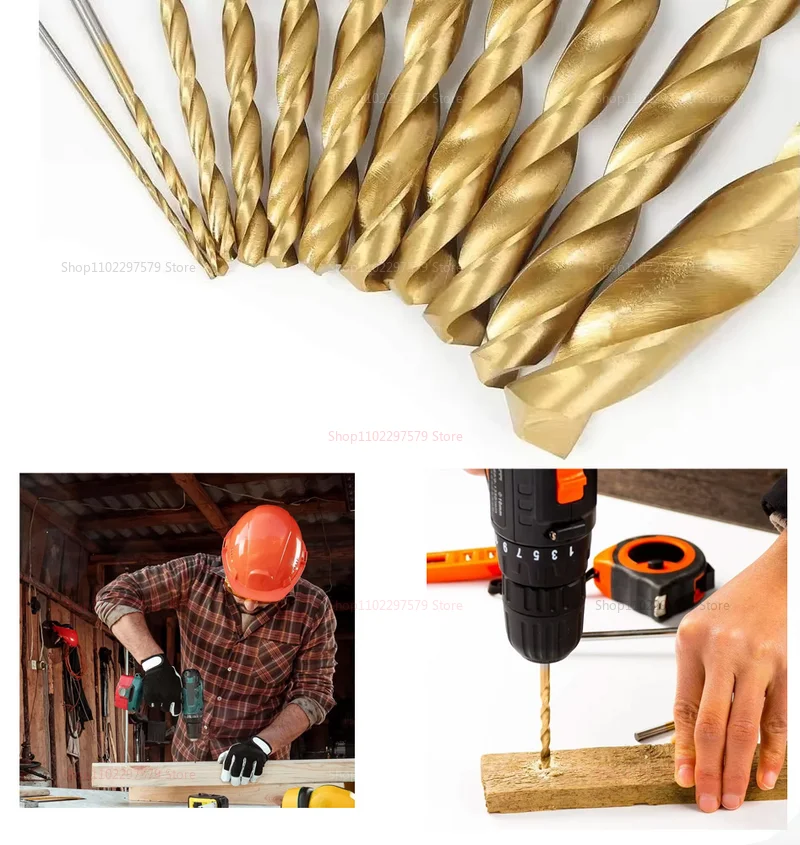 99 قطعة مجموعة لقمة مثقاب التيتانيوم 1.5 مللي متر-10 مللي متر للصلب الخشب البلاستيك معدن النحاس سبائك الألومنيوم مع حقيبة للتخزين لتقوم بها بنفسك المرآب المنزلي