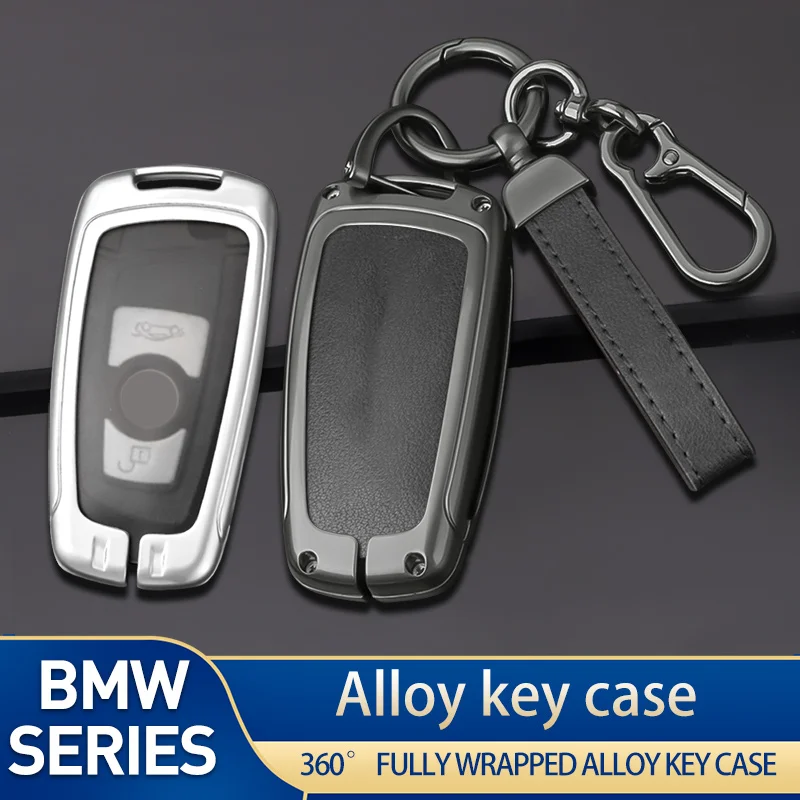 For the new metal car keycase, suitable for BMW 2013 14 15 16 17 18 19 3 Series accessory keychain, high-quality keychain