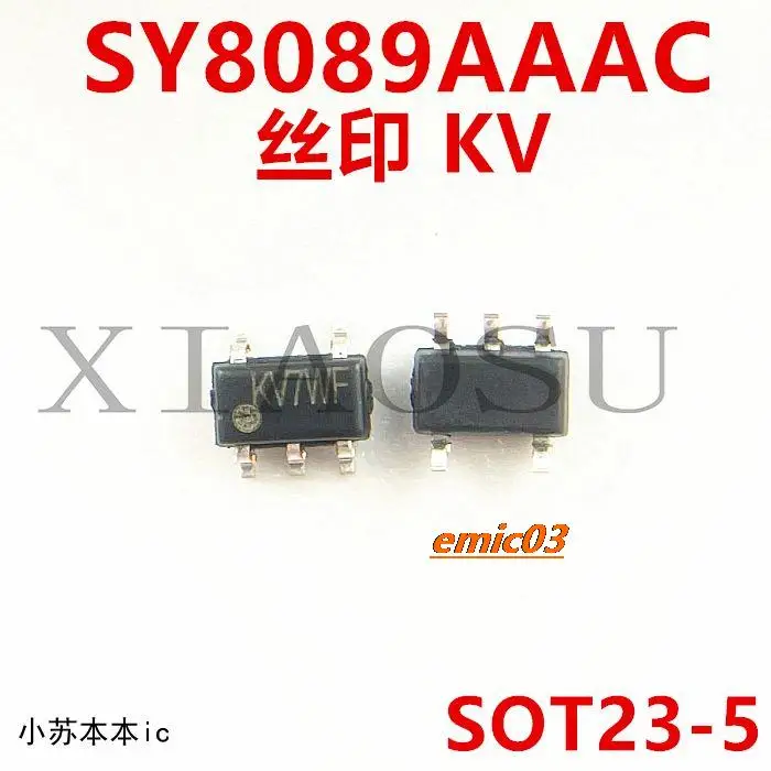 10pieces SY8089AAAC SY8089AAC SOT23-5 KV***  DC-DC 2A