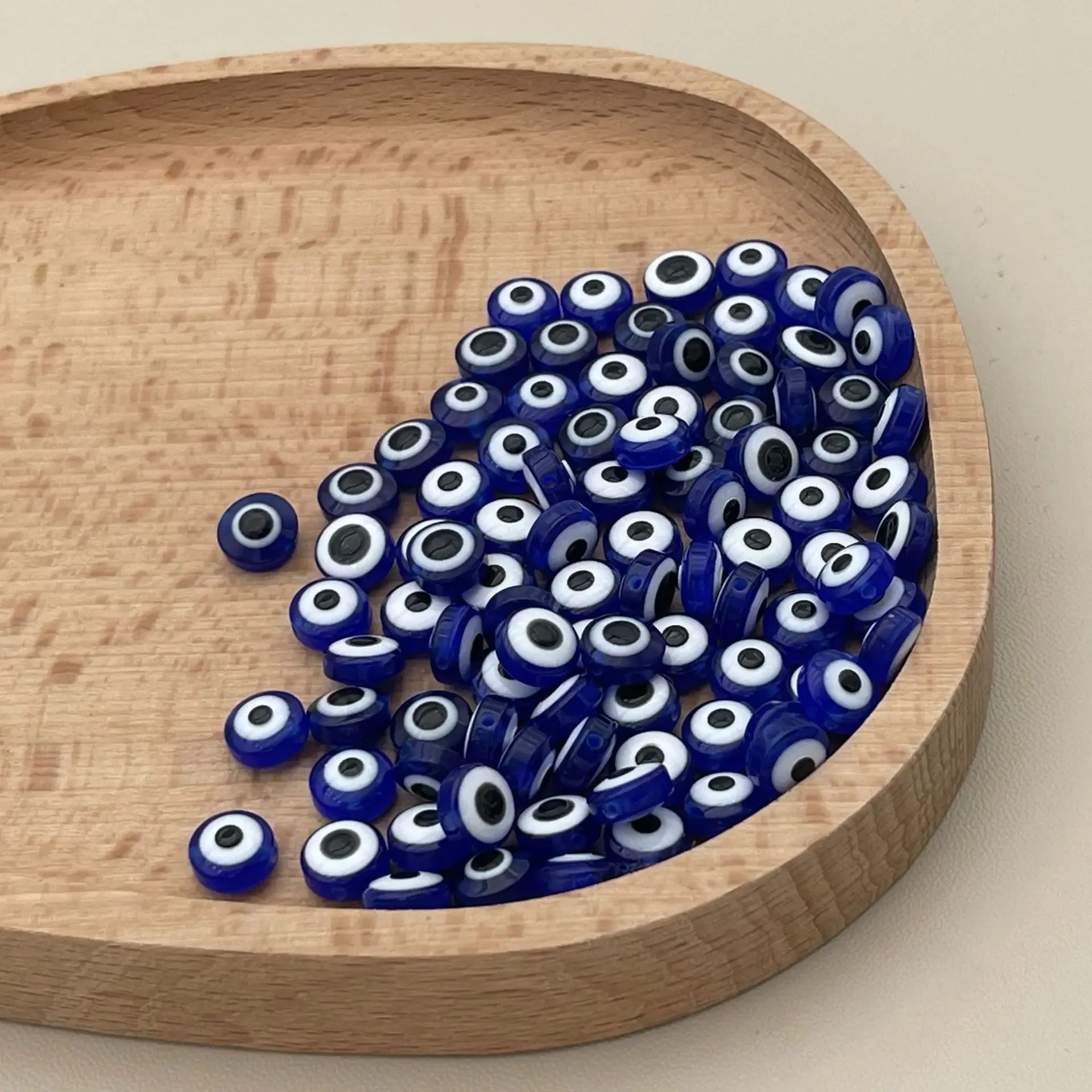 200pcs 8mm Blue Evil Eye Beads - đánh giá và giá Evil Eye Bracelet