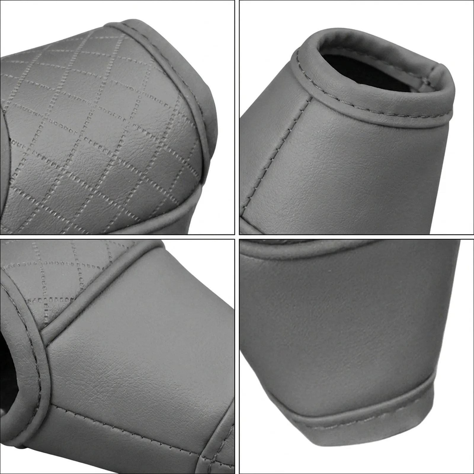 Elegant PU Leather Gear Shift Cover 360 Degree Protection for Your Car's Gear Lever Comfortable Ergonomic Grip
