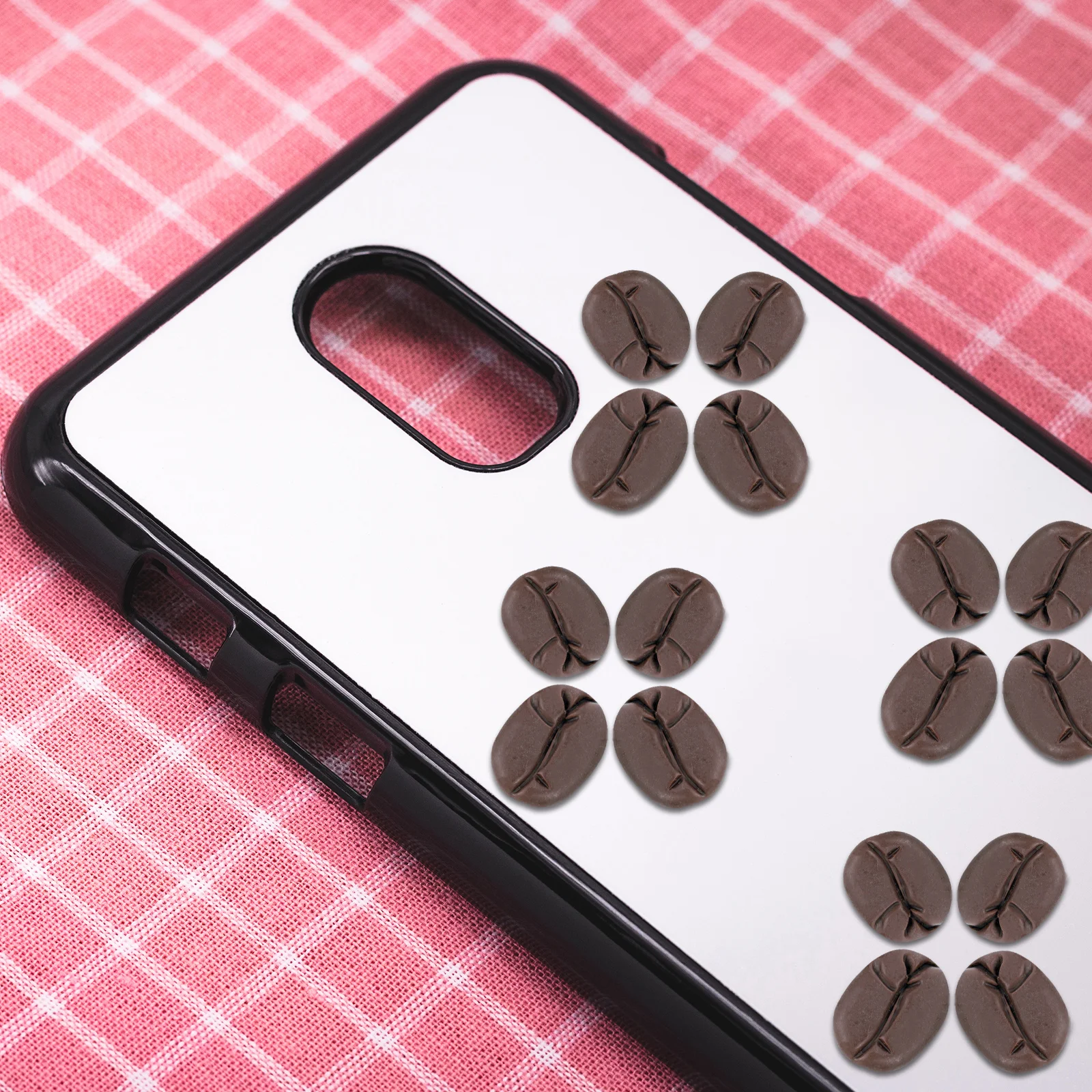 50 stuks koffieboon simulatie realistische hars decoratie prestatie prop fantasiespel bakkerij keuken fotografie display