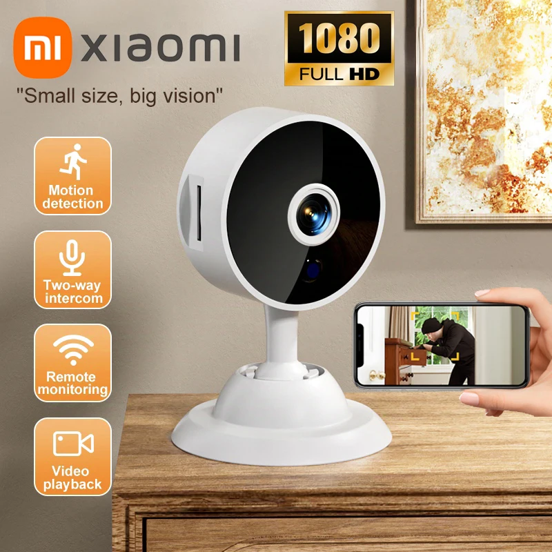 

Беспроводная мини-камера Xiaomi K6, Wi-Fi, домашняя 1080p HD камера ночного видения, умная домашняя камера наблюдения, камера дистанционного мониторинга
