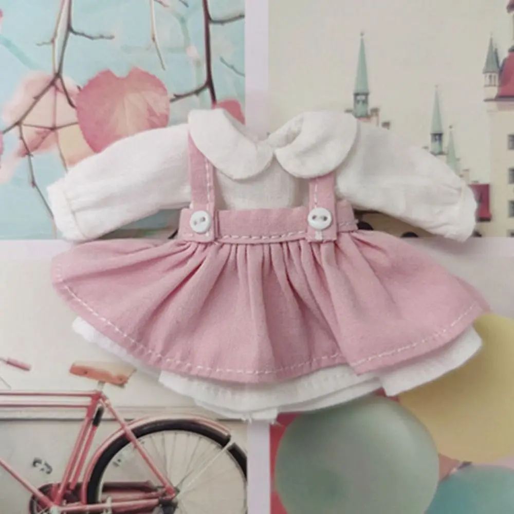 Robes imprimées faites à la main, accessoires à manches longues, vêtements de poupée, jupe, multi-styles, hauts de poupées à la mode