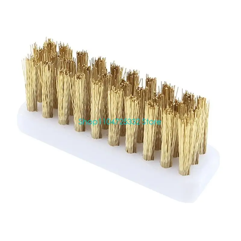 P5EA Copper Wire Toothbrush Nozzle For Voron 2.4 3D Printer Accessories Extruder Hot Bed Cleaner Tool Copper Brush Handle