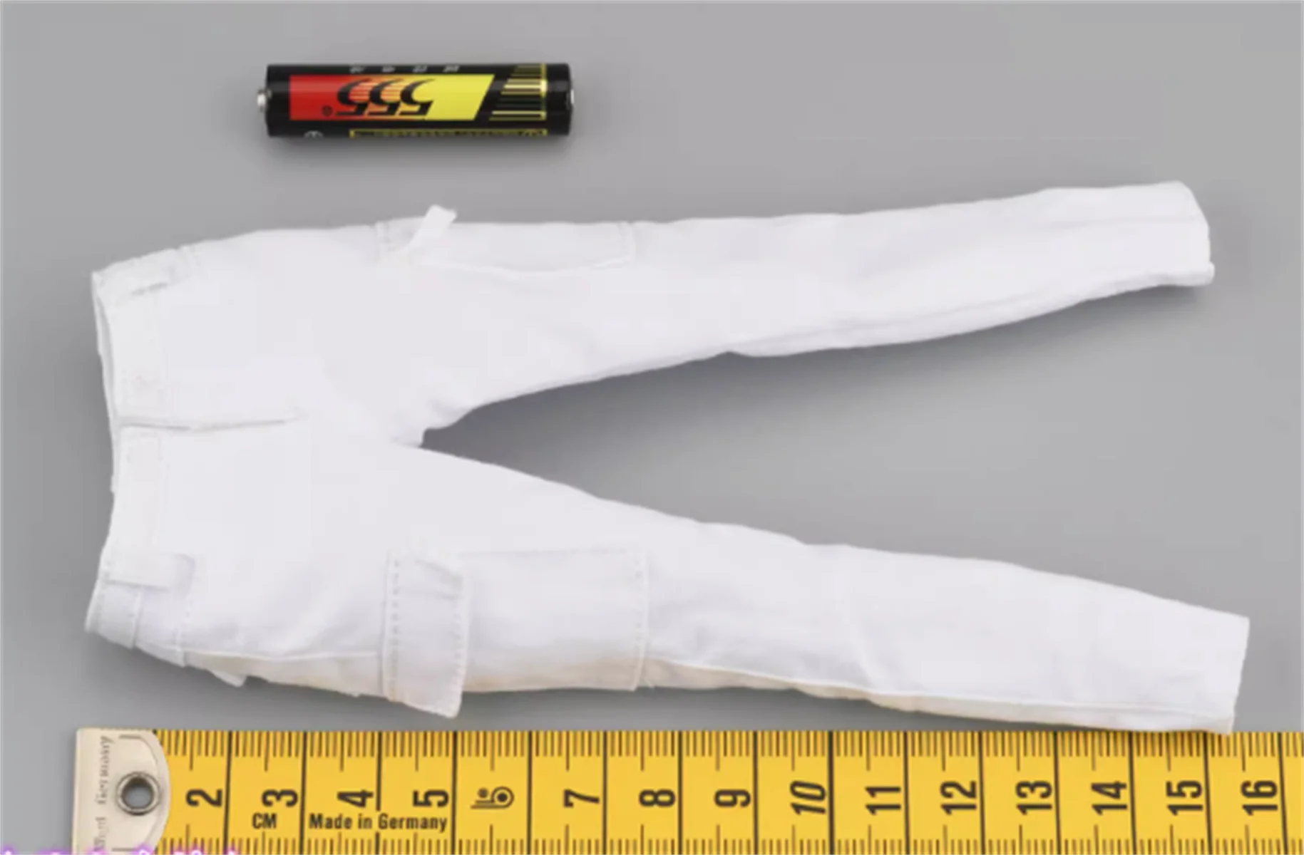 White  pants Model for BBK BBK018 Skier Snow Sniper 1/6th Scale 12