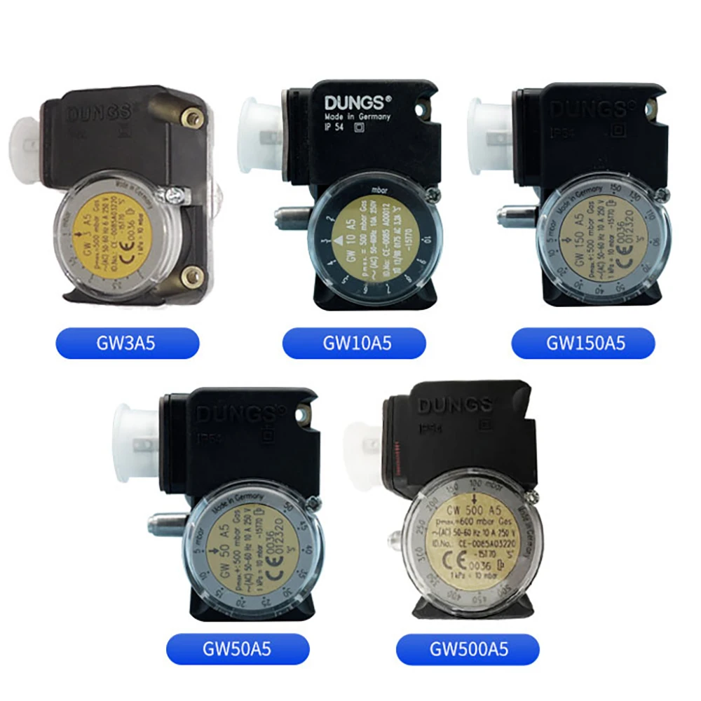 GW3A5 GW10A5 GW50A5 GW150A5 GW500A5 Gas Pressure Switch Combustion Machine Accessories