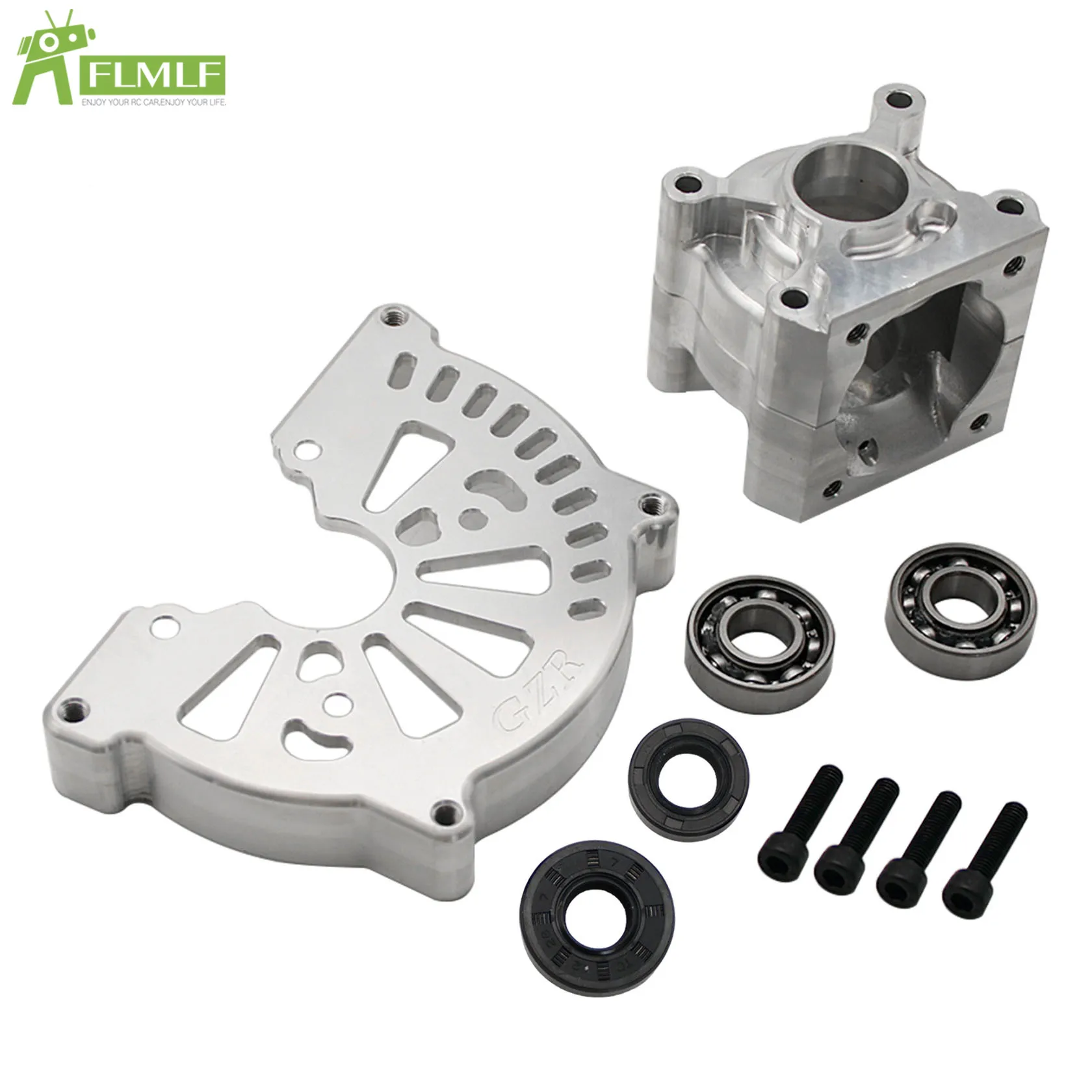 Alloy CNC Crankcase Contains Bearing+ Oil Seal of 26cc~30.5cc Engine for 1/5 HPI ROFUN ROVAN KM BAJA LT FG GoPed RedCat Rc Parts