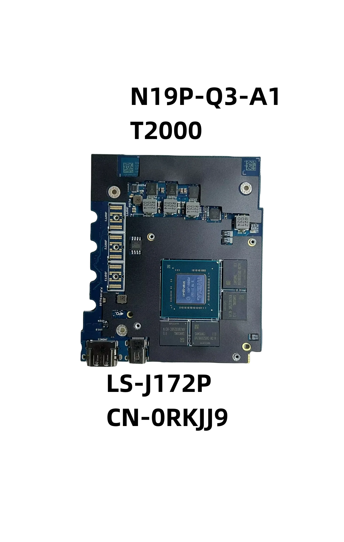 T2000/4G N19P-Q3-A1 Video Graphic Card Original For Dell PRECISION 7550 Video Card LS-J172P CN-0RKJJ9 0RKJJ9 RKJJ9 100% Test Ok