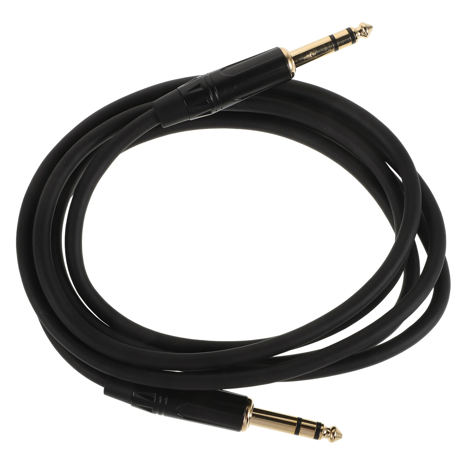 

1pcs Sturdy Audio Line Cable for Electric Guitar Coiled 1/4 Instrument Patch Cables Guitar Amp Zinc Alloy Professional Recording