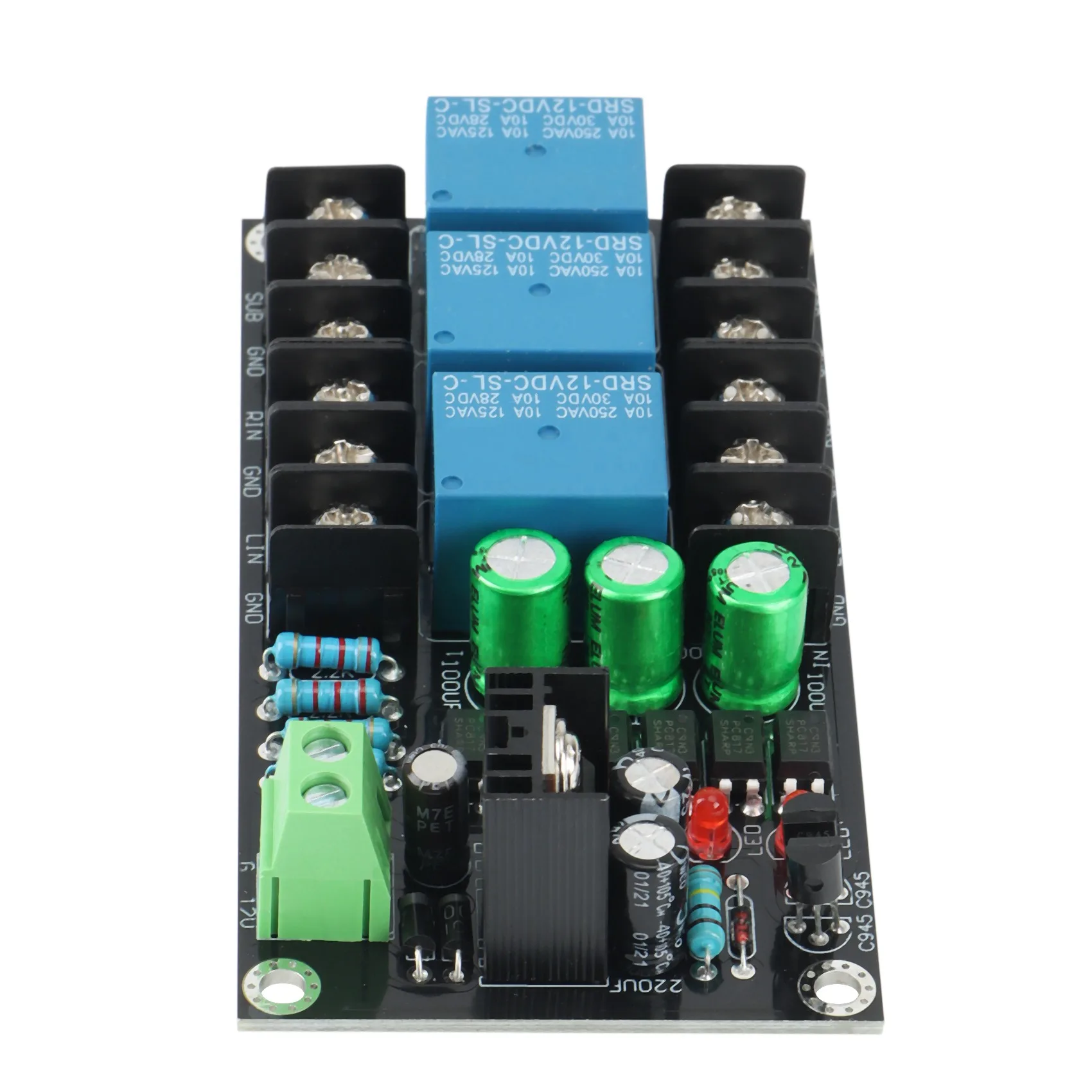 

High Quality-300W Digital Amplifier Speaker Protection Board 2.1 Channel Relay Speaker Protection Module Boot Delay