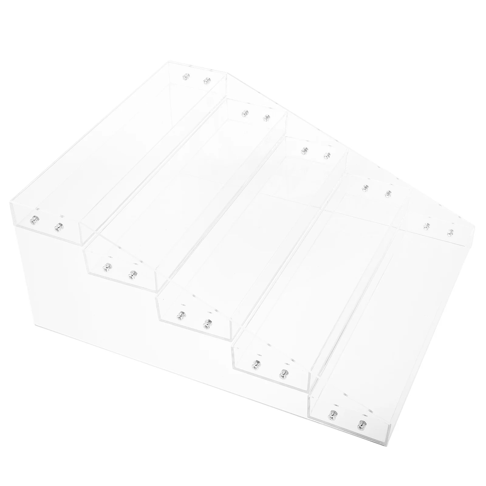 

Beverage Display Rack Acrylic Riser Clear Food Risers for Buffet Party Soda Can Shelf Multifunctional Compact Design