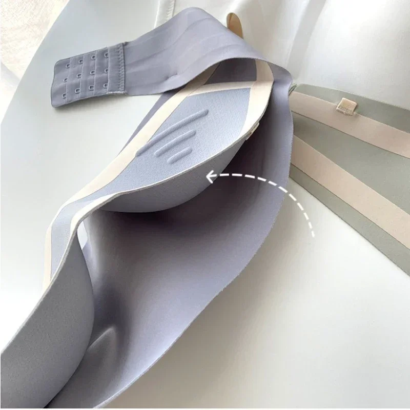 حمالة صدر نسائية مثيرة من OWEQ حمالة صدر غير مرئية من الخلف غير قابلة للانزلاق بدون حمالات حمالة صدر لاسلكية ملابس داخلية بدون أشرطة #5