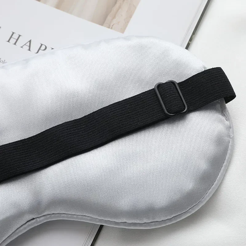 Silk Sleep Eye Mask Padded Shade Eye Cover Patch Sleeping Mask Eyemask Blindfolds Travel Relax Rest Women Men