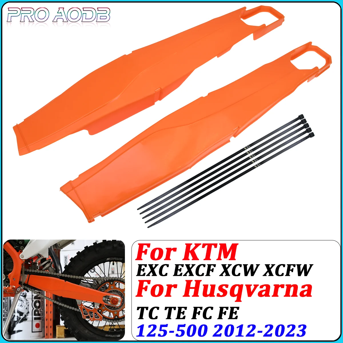 

Motorcycle Swingarm Guard Protector For KTM 2012-2021 2022 EXC EXCF XCW XCFW 150 200 250 350 450 500 Swing Arm Protection Cover