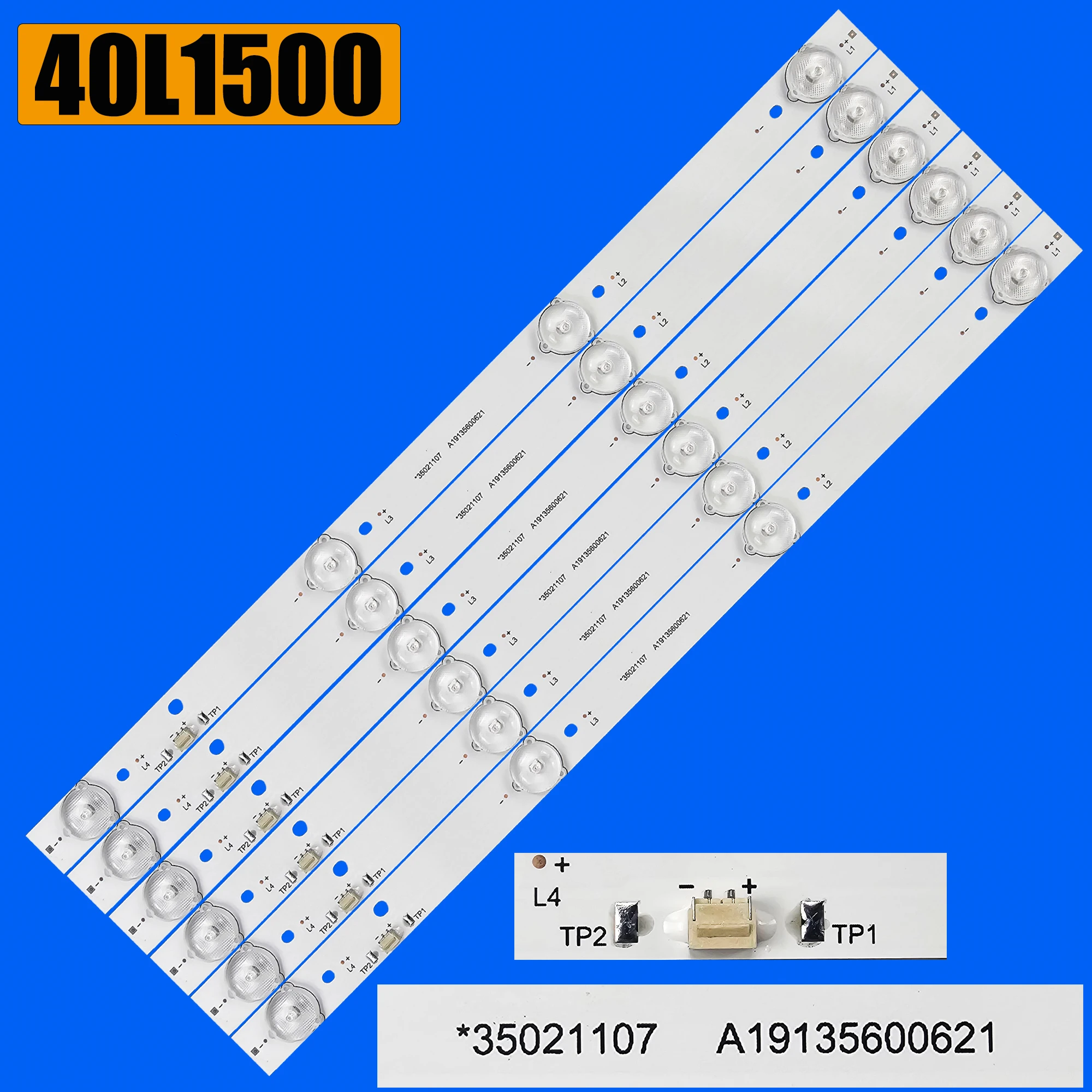 

15 комплектов светодиодных полосок подсветки для DL4053 40L2500 40L1500 40360*35021107 35021109