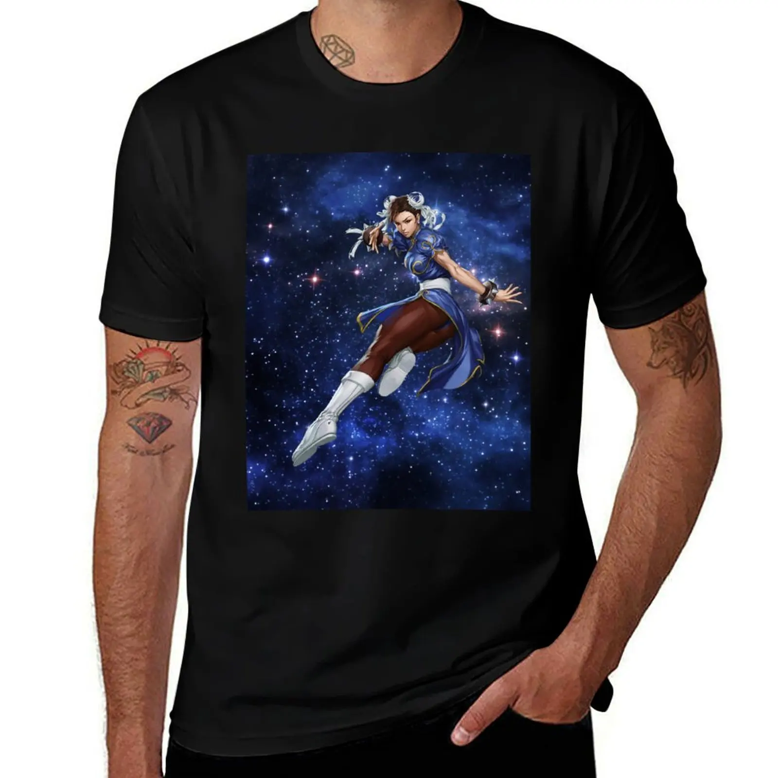 

Chun Li T-Shirt Athletic Fit Sports Short Sleeve Top