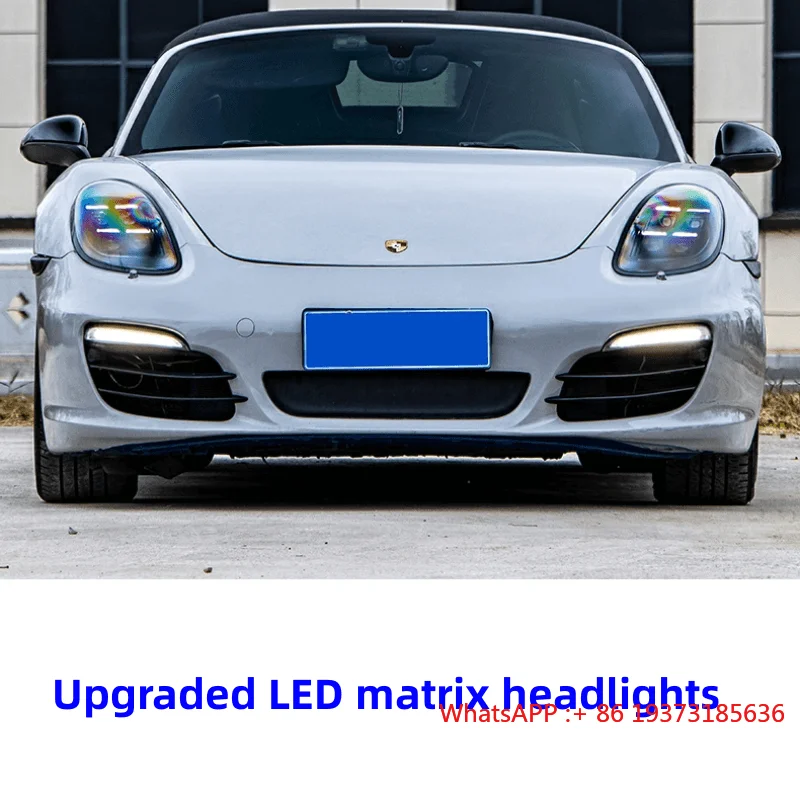 Reflektory LED Matrix do Porsche 718 Cayman Boxster 981 (2012-2015), ulepszone na model 2025, wysoka jakość, Plug and Play