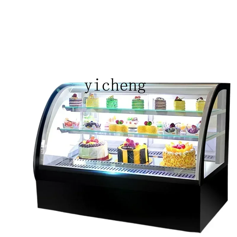 ZZケーキカウンター冷蔵ディスプレイキャビネット業務用フルーツ調理済みデザートフレッシュキャビネット