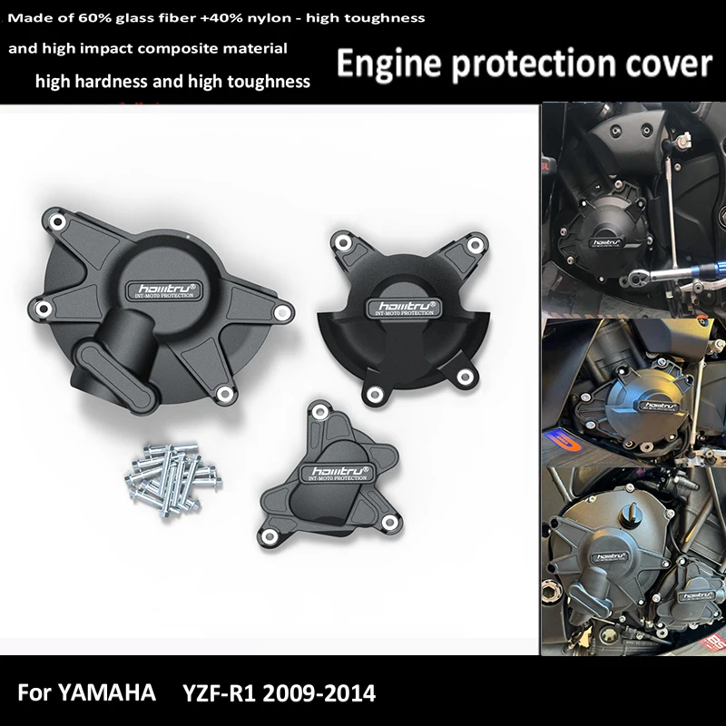 

For YAMAHA YZF-R1 2009 2010 2011 2012 2013 2014 Engine Cover Motorcycle Alternator Clutch Protection Cover Accessories