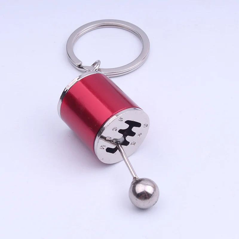 Metal AntiStress toy Creative Car 6 Speed Gearbox Gear Fidget Toy Fob Keyring Shift Racing Tuning Model Keychain Novelty Car Toy