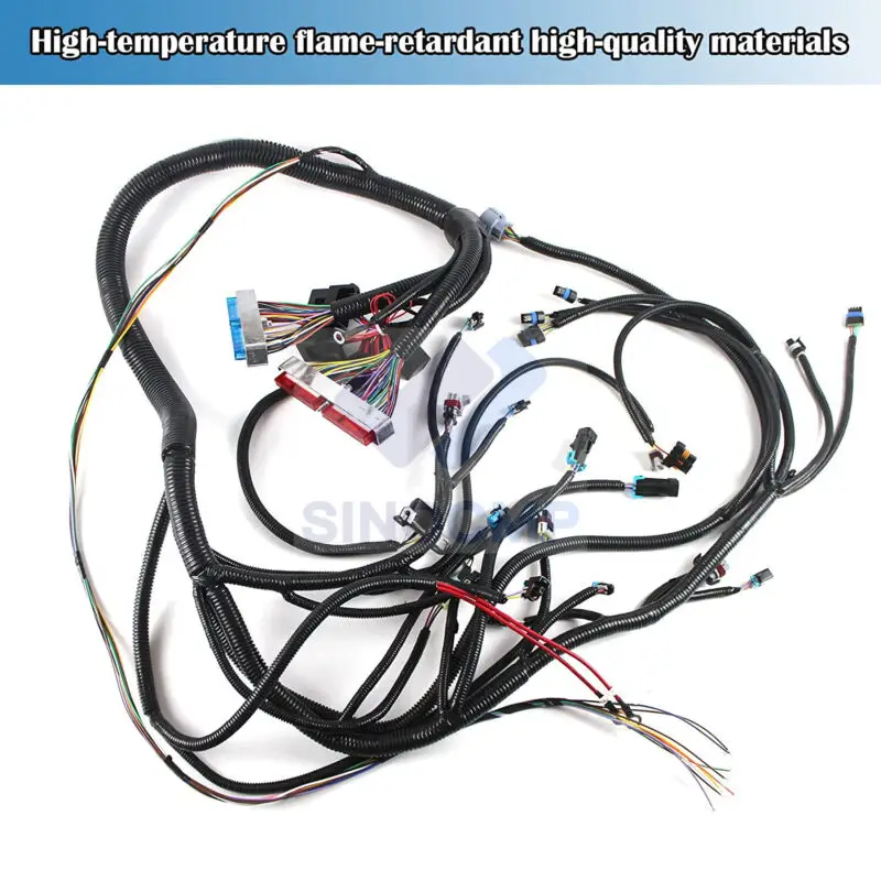 LS1 Standalone Wiring Harness W/4L60E EV1 EV6 For 1997-2006 Drive By Cable LS1 Engines 4.8L 5.3L 6.0L VORTEC