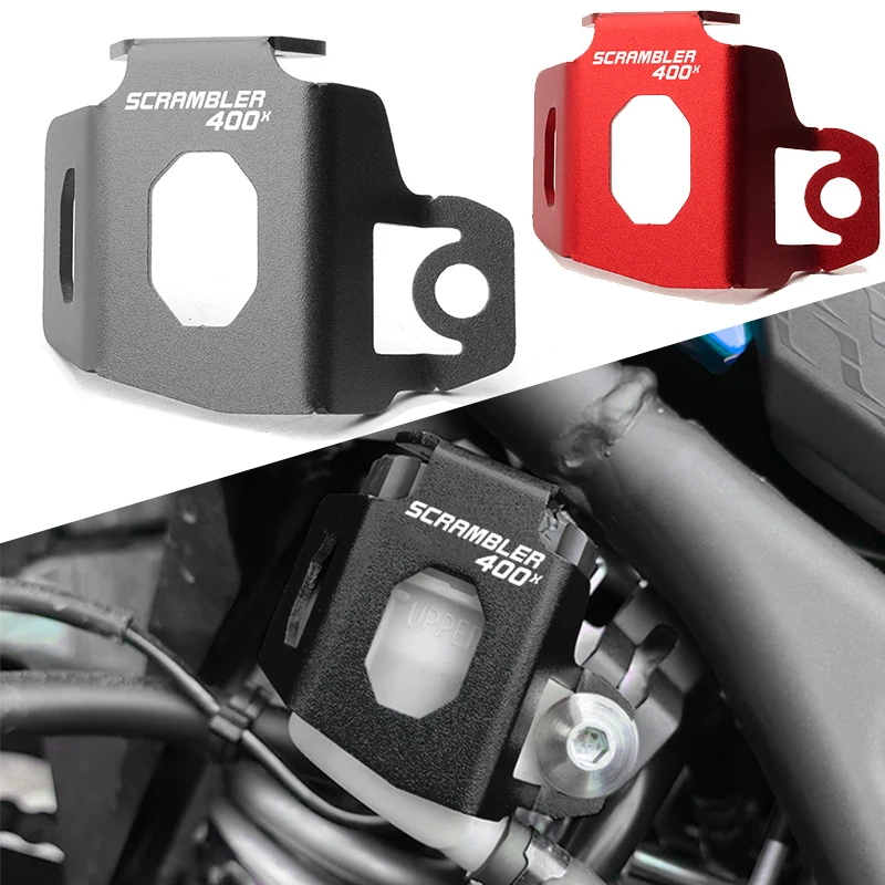 

For Triumph Scrambler 400x 400xSpeed 400 2023 2024 Motorcycle Accessories CNC Rear Brake FluidReservoir Cover Guard Protector