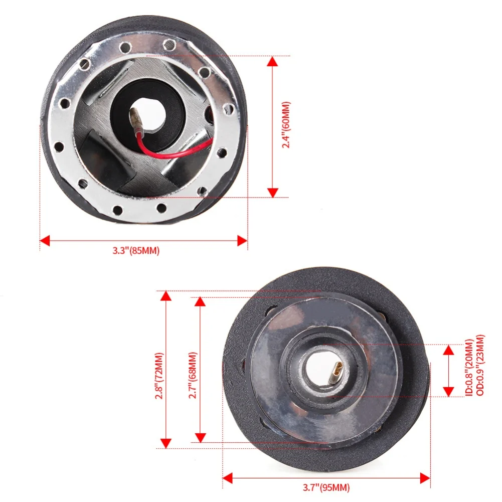 For Ford For Mustang 1979-2004 Steering Wheel Adapter with 6 Bolt Mount for Compatibility with Various Aftermarket Wheels