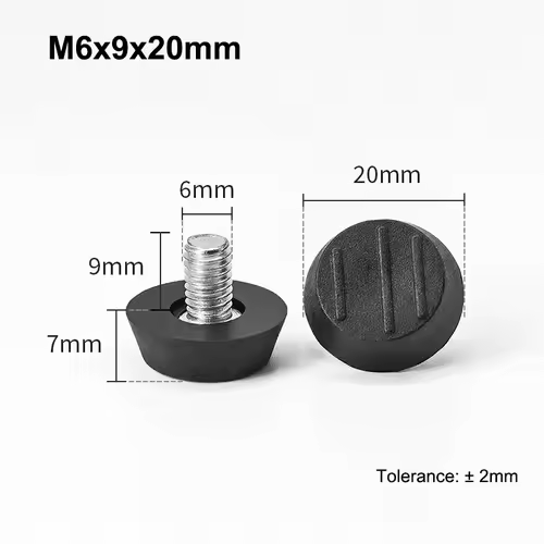M6 M8 Leveling Foot Screw On Type PP Plastic Furniture Table Chair Sofa Leg Anti-slip Feet Adjustable Leveler Base Bolt Pad - Image 10