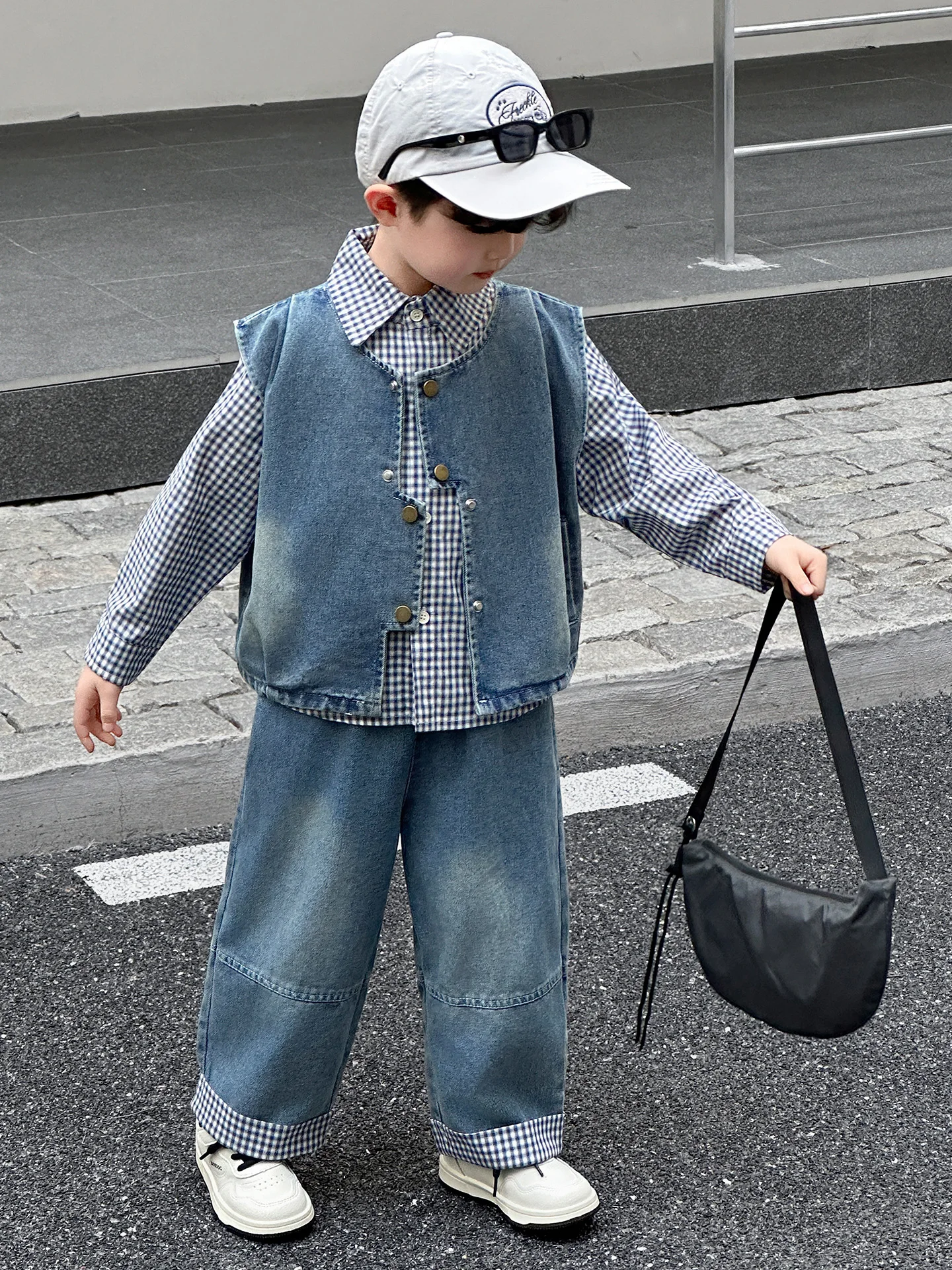 boys'-spring-autumn-casual-fashionable-three-piece-set-cowboy-style-vest-clothes-for-kids-ages-18-72-months-machine-washable