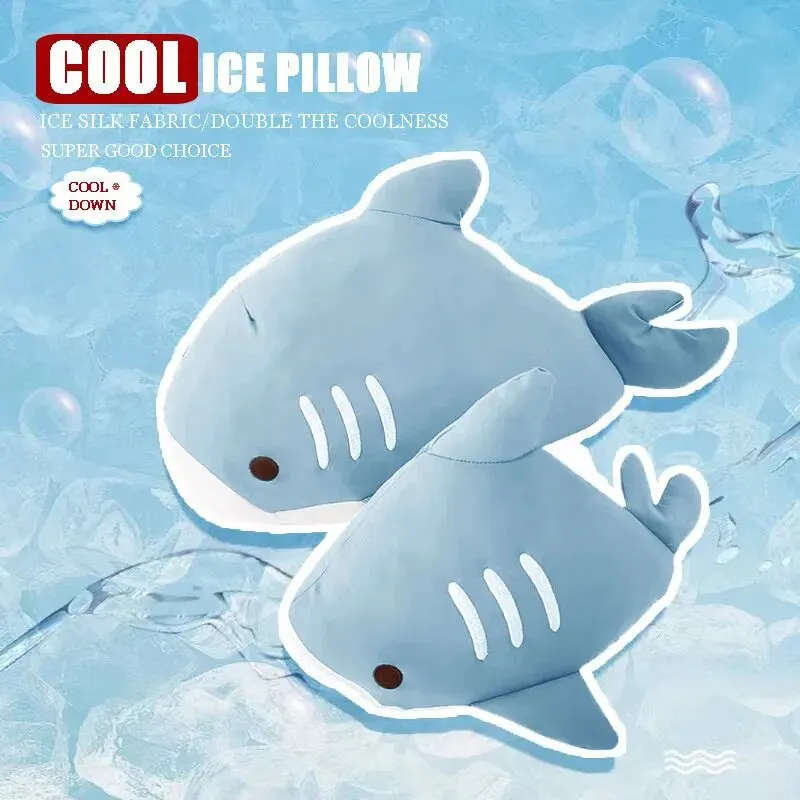 Cool Feeling Shark Doll Plush Toy Sleeping Pillow Shark Doll Birthday Gift Anniversary Gift Holiday Gift Christmas Halloween