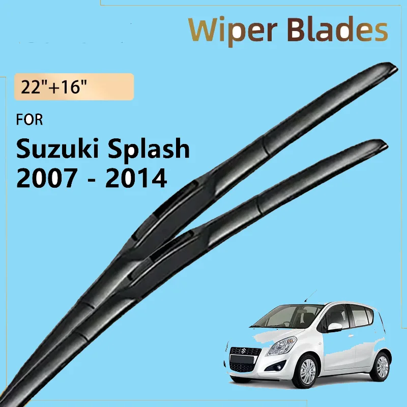 For Suzuki Splash Vauxhall Opel Agila B 2007 - 2014 2013 2012 2011 2010 2009 2008 Car Front Wiper Blades Windshield Windscreen