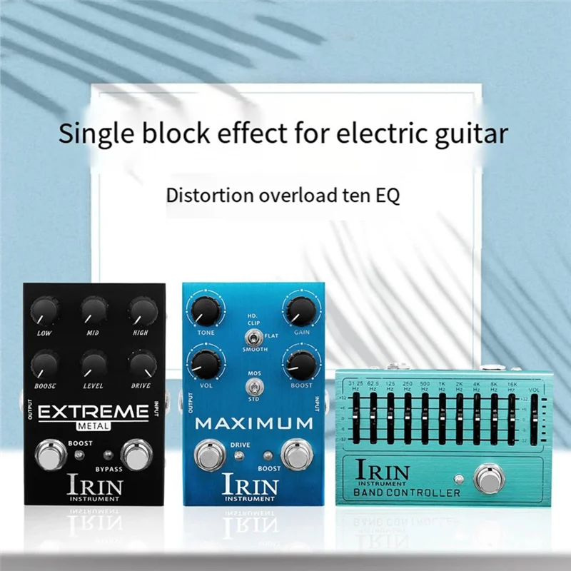 

IRIN Guitar Effects Equalizer Guitar Effects Pedal Mini Guitar Equalizer