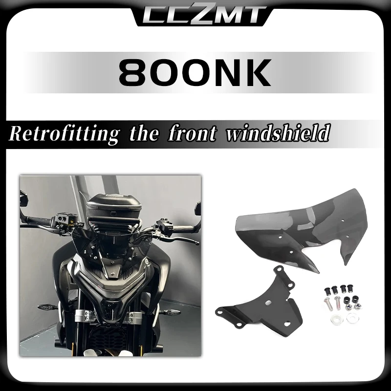 

Motorcycle Sports Visor Windscreen Windshield Windscreen With Mounting Bracket Deflector For CFMOTO 800NK NK 800 NK800 800nk