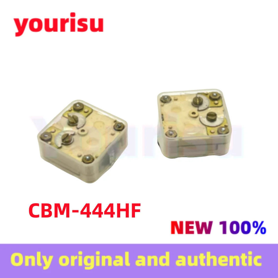 2Pcs/Lot Original CBM444 CBM-444HF HF-4CAB5 Ultra-Thin Four-Way Variable Capacitor 17*17*6MM 7mm Handle Length 1MM
