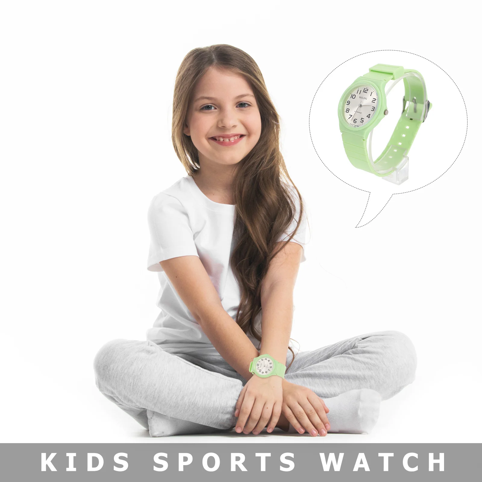 

Quartz Watch For Kids Adjustable Pu Strap Children Wristwatch Casual Children Wrist Watch Student Timepiece Gift