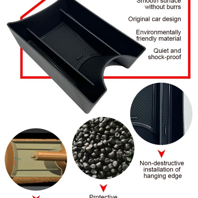 صندوق تخزين مسند الذراع لوحدة التحكم المركزية لملحقات VW Up / Seat Mii / Citigo 2013 2014 2015 2016 2017 2018 2019 2020 2021 #6