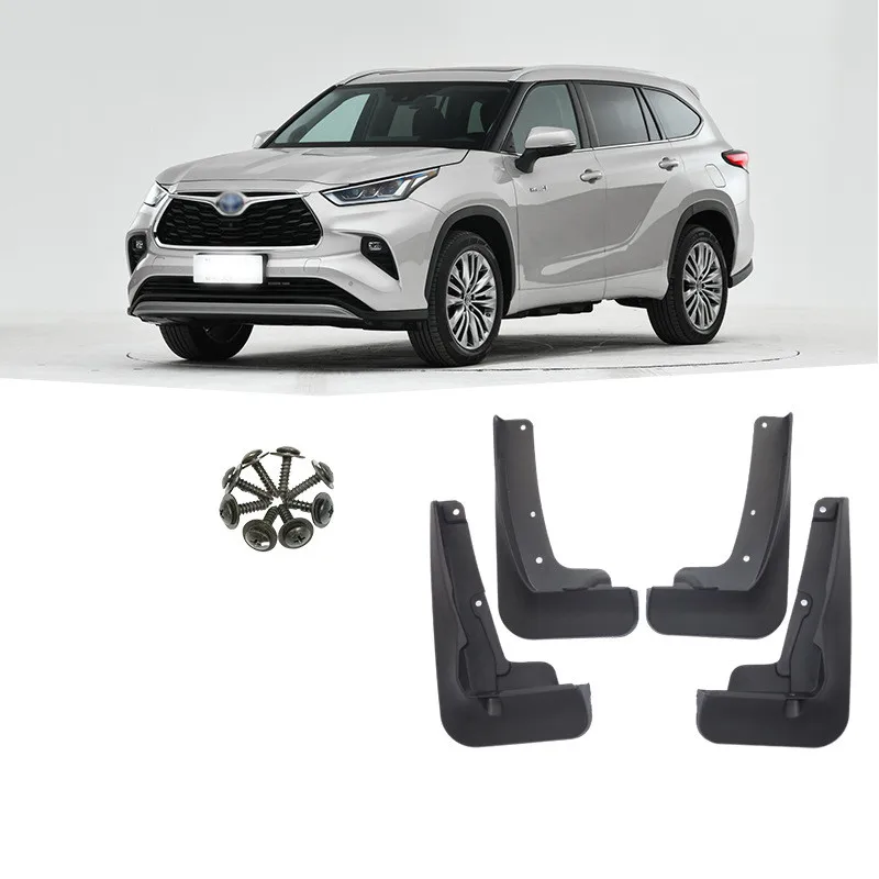 

Car Mudguards Mud Fenders For Toyota Highlander Kluger 2020 2021 2022 4pc Mud Flaps Mudguards Splash Guards Mudflaps Accessories