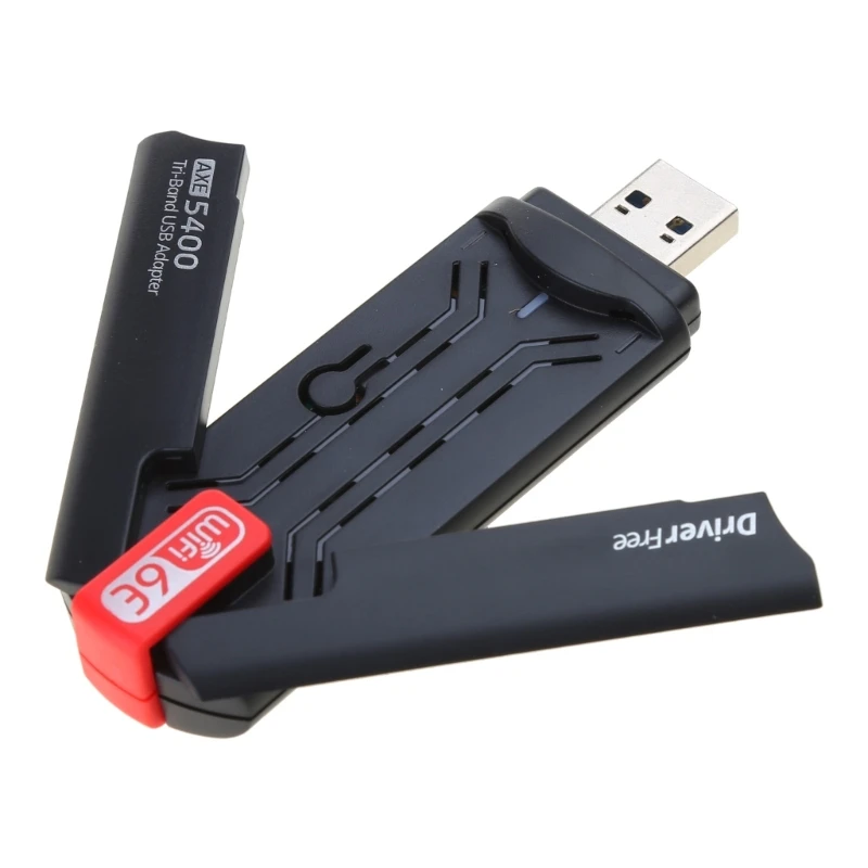 

AX3000 RTL8832CU USB3.0 Network Card with Antenna WIFI Receiver for Laptops and Desktops with 3000Mbps WIFI Transmitter