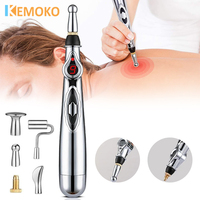 Electric Acupuncture Point Massage Pen Laser Therapy Pain Relief Electronic Meridian Energy Pen Body Head Back Neck Leg Massager