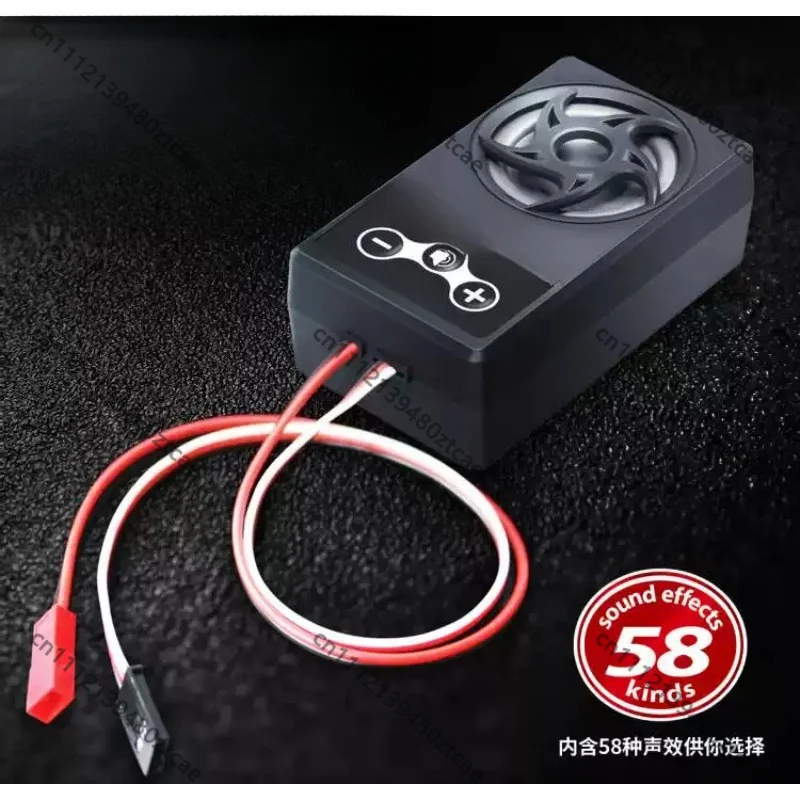 RC Car Simulated Engine Sound Module, Built‑in 58 Sound Effects, Sound Group Unit For Crawler Drift On‑Road Hobby Vehicle