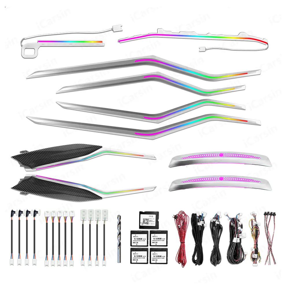 ICarsin For BMW 3 Series G20 Ambient Light Symphony/RGB Colorful Ambient Light Car Interior Lighting Upgrade Accessories Kit