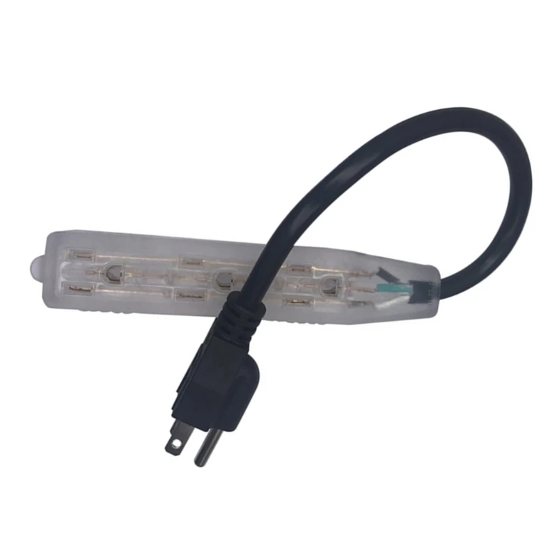 NEMA 5-15P ذكر إلى ثلاثي NEMA 5-15R 3Prong Female PowerAdapter ExtensionCable K1KF