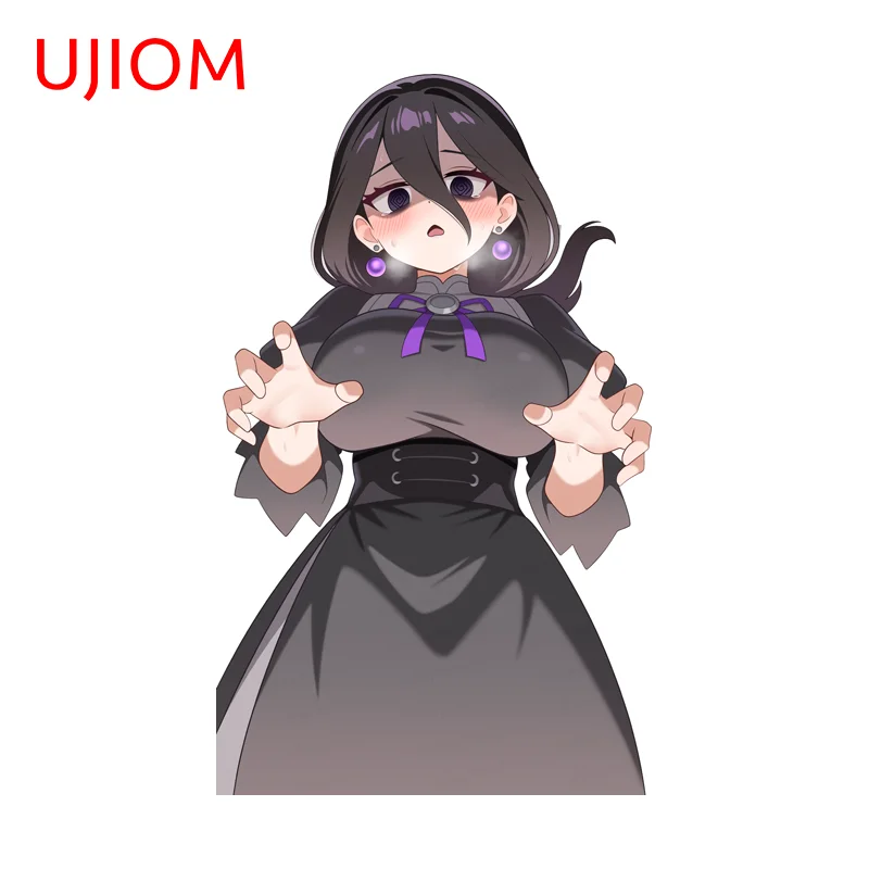 UJIOM Pretty Anime Girl Standing Posture Wall Sticker Trendy Remium Design Sunscreen Edgy Decal Exquisite Wallpapers For Kids