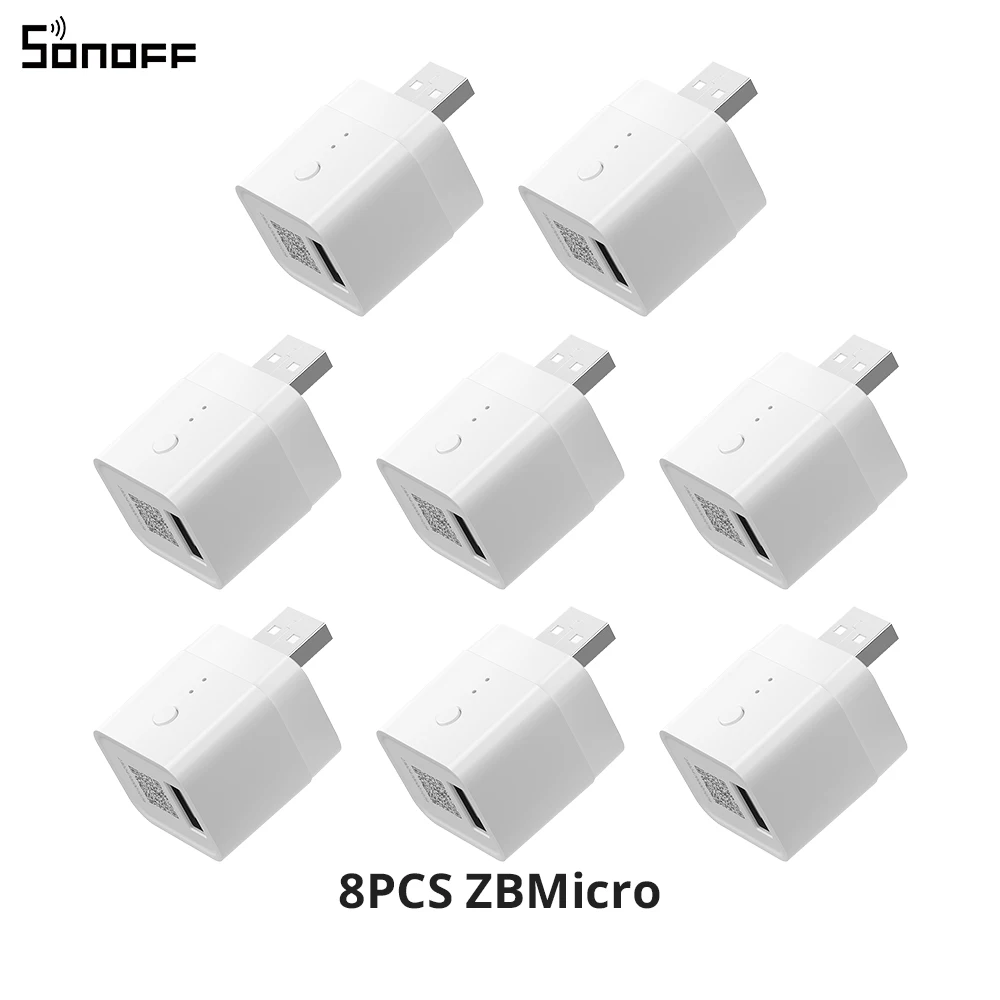 SONOFF ZBMicro Zigbee Micro USB Smart Adapter 1-10PCS Snel opladen Brede zenddekking Spraakbesturing eWeLink Alexa Google