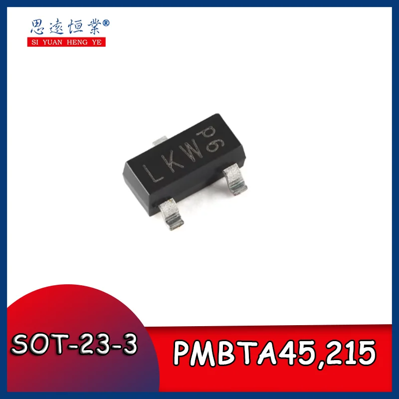10pcs Original PMBTA45,215 SOT-23-3 500V, 150mA NPN high-voltage low-VcesAT transistor