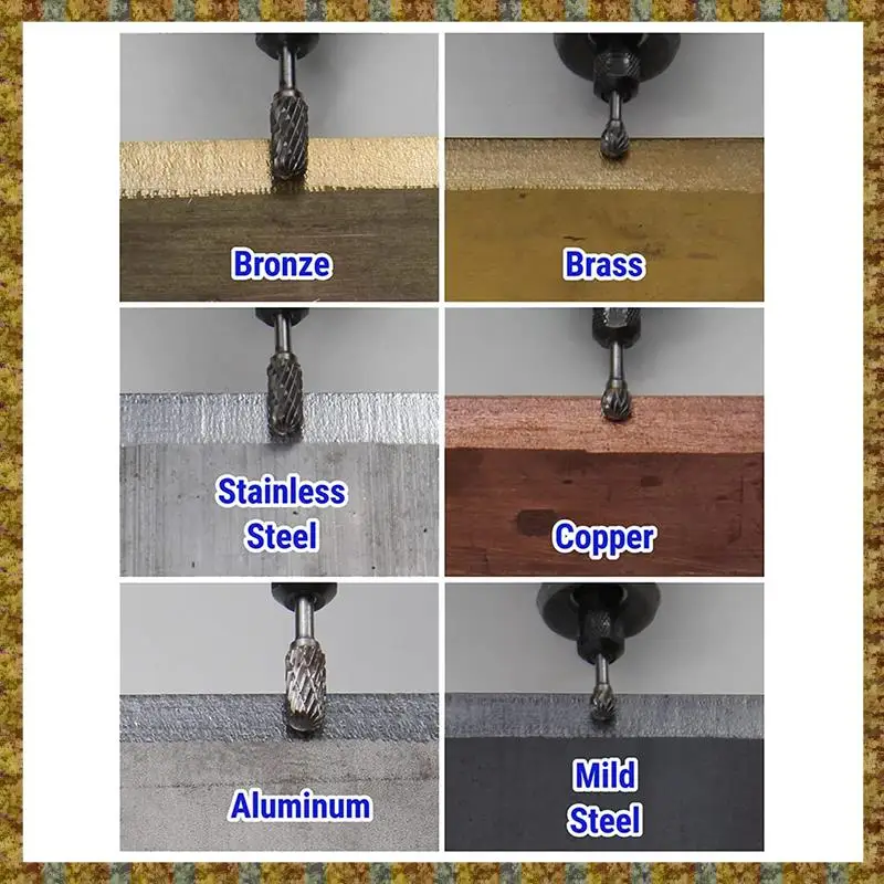 

F-F 20 шт. набор заусенцев из карбида камня, шлифовальный станок, рашпиль, биты для резьбы по дереву, хвостовик 1/8 дюйма для металла, дерева, сварки, шлифования, удаления заусенцев